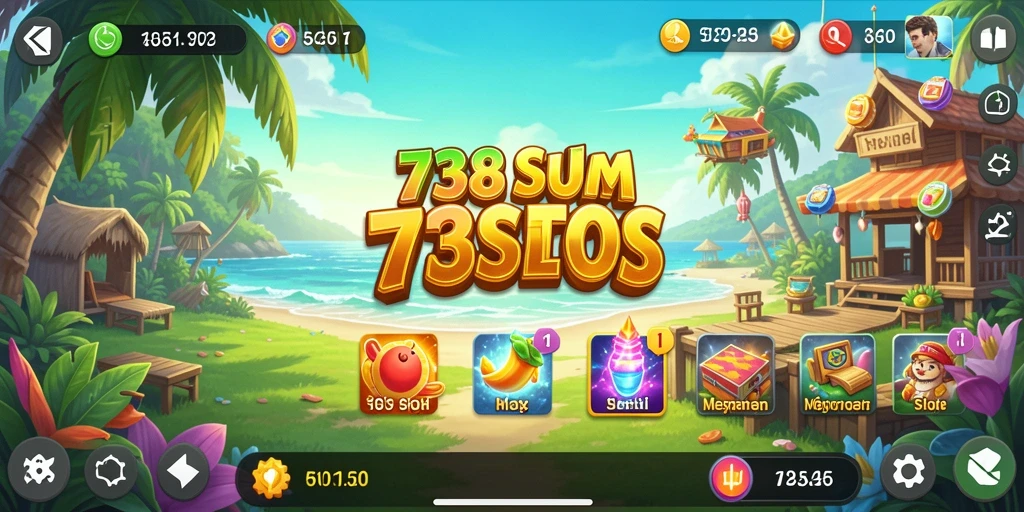 Tangkapan layar gameplay 738SLOTS yang menarik dan menghibur.