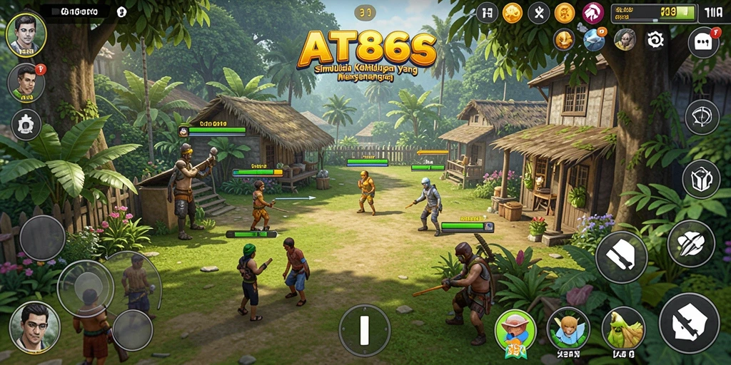 Tampilan menawan dari gameplay AT866 yang penuh aksi dan interaksi.