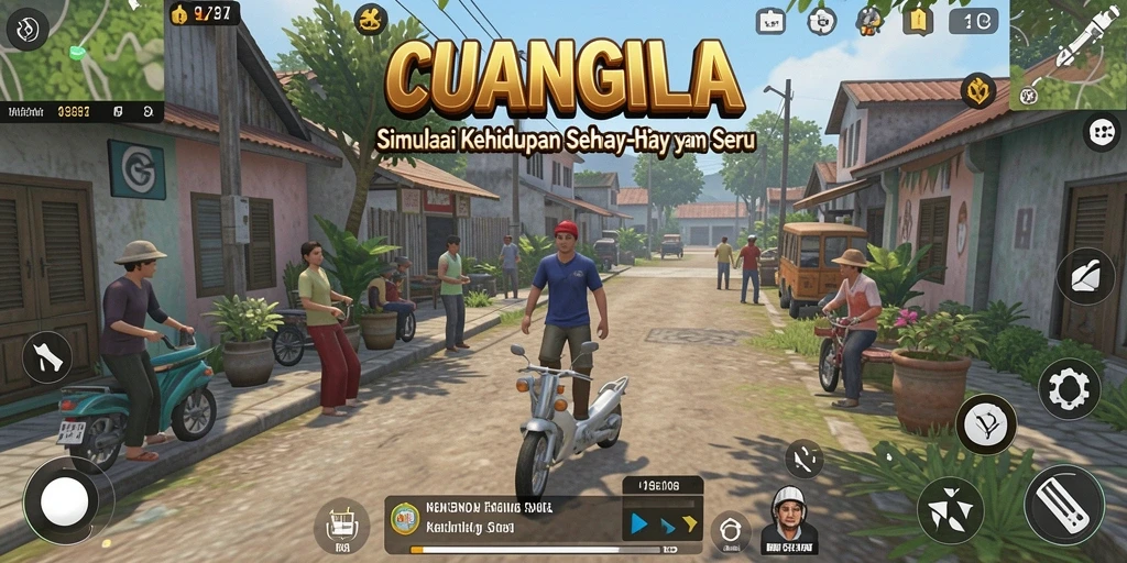 Tampilan gameplay dari CUANGILA yang menarik dan interaktif.