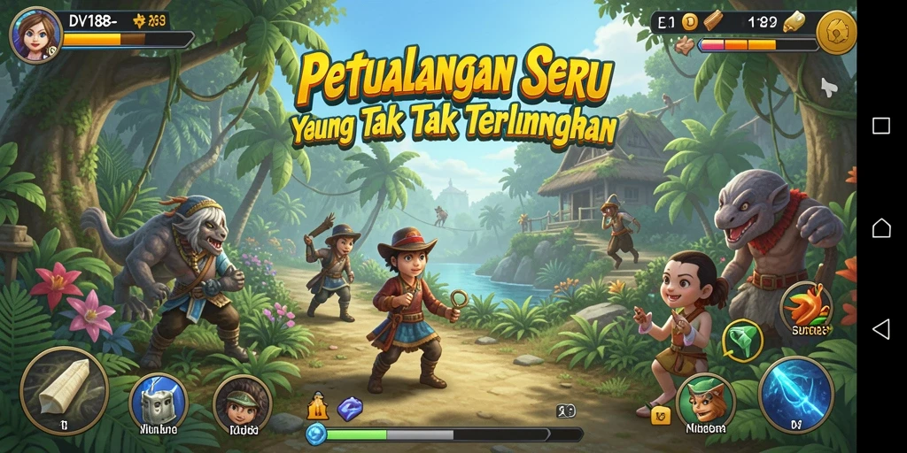 Gameplay seru dalam DV188 dengan dunia penuh tantangan.
