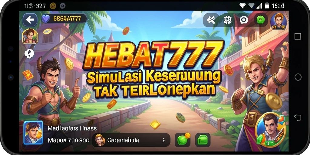 Screenshot yang menampilkan gameplay seru HEBAT777 dengan berbagai aktivitas simulasi.
