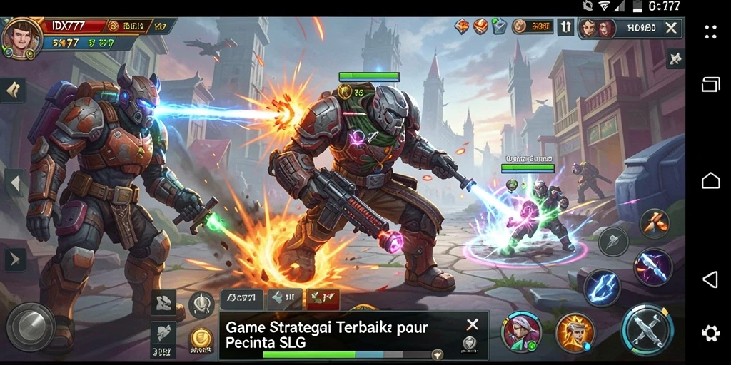 Tampilan gameplay SLG yang menarik dan mendebarkan di IDX777.