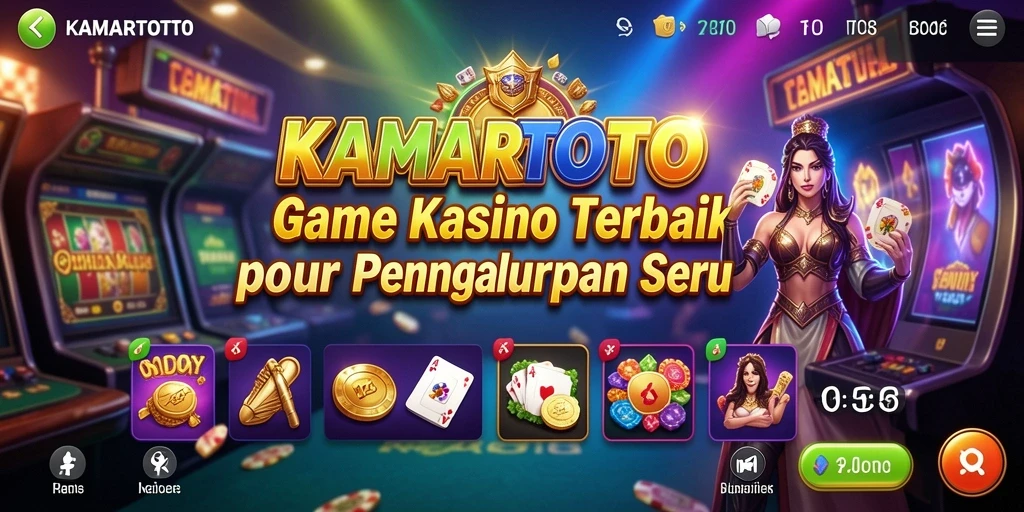 Screenshot gameplay KAMARTOTO menampilkan momen seru dalam permainan Kasino.