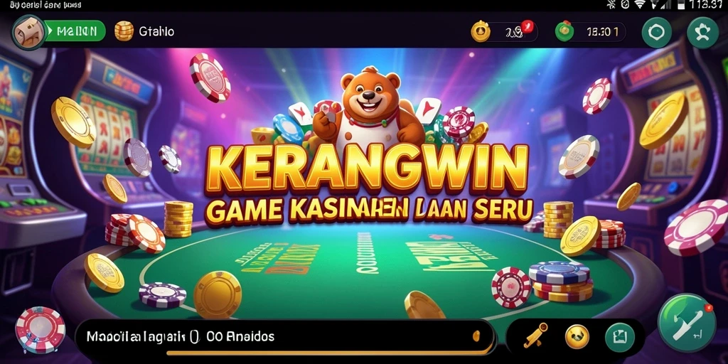 Tampak menariknya gameplay dari KERANGWIN dalam suasana kasino.