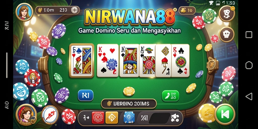 Tampilan gameplay NIRWANA88 yang menakjubkan dan interaktif.