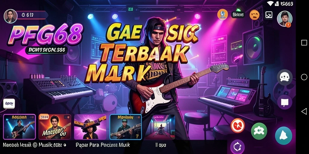 Tampilkan gameplay seru dari PGG68 dengan berbagai lagu menarik.