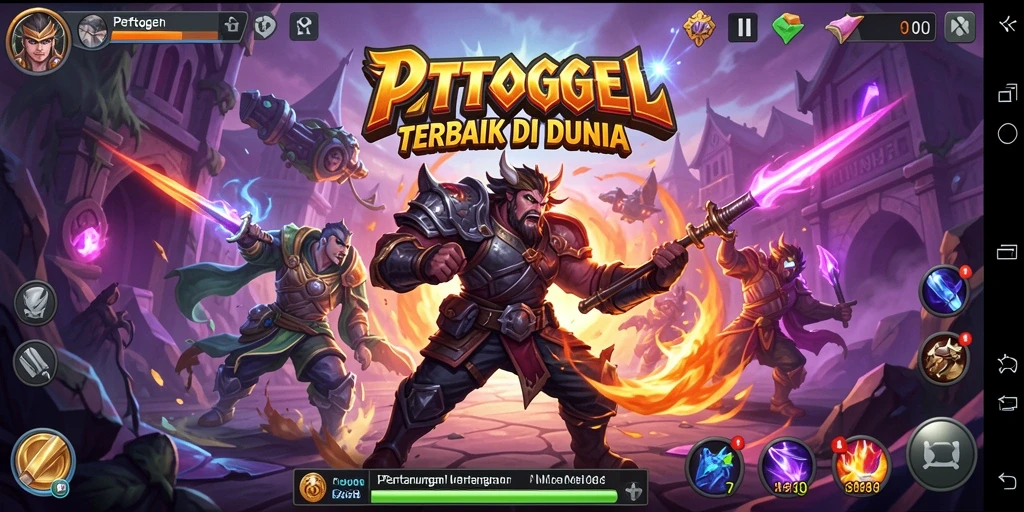 Tampilan menarik dari pertandingan seru di PTTOGEL.