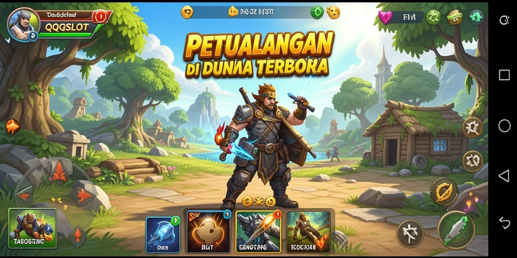 Gameplay seru di dunia terbuka QQSLOT dengan berbagai lokasi menakjubkan.