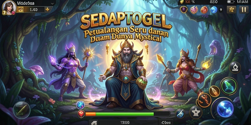 Tampilan gameplay menegangkan dalam petualangan SEDAPTOGEL.