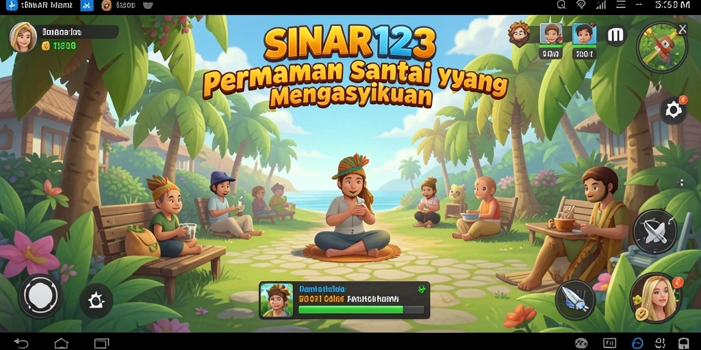 Tangkapan layar SINAR123 menunjukkan gameplay yang penuh warna dan menyenangkan.