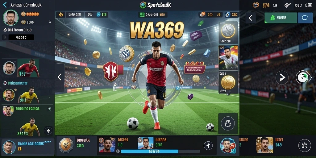 Tampilan gameplay Sportsbook di aplikasi WA369 yang memukau.