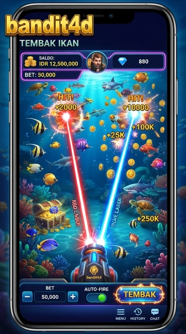 Menu kategori aplikasi yang terorganisir di bandit4d.